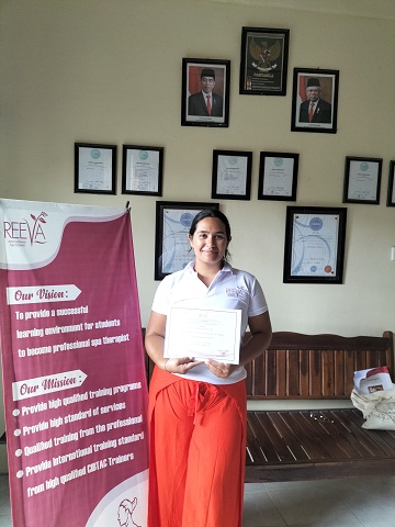 Deborah Velou testimonials on Reeva spa school 